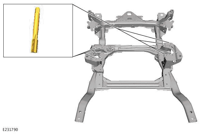 Steel Subframe Thread Repair Insert